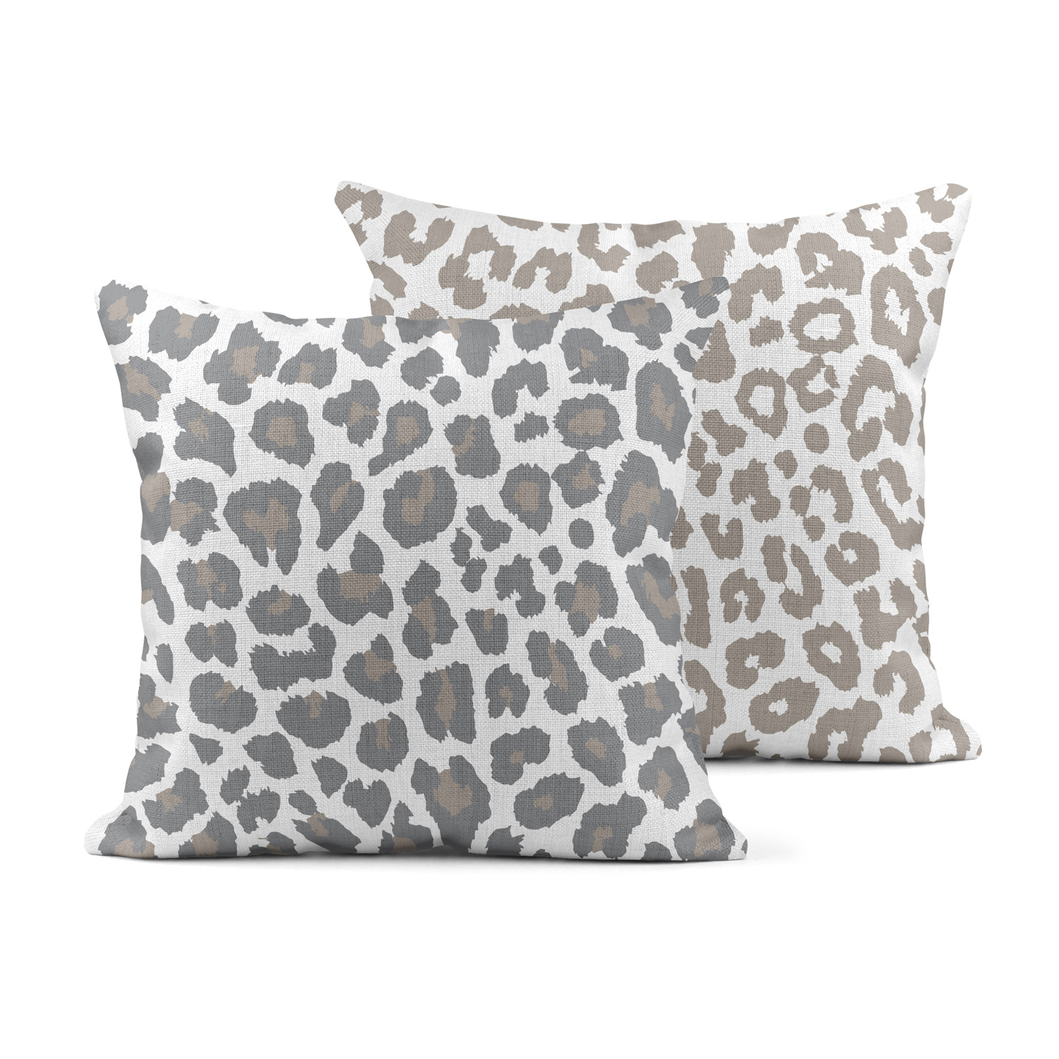 Little Grey London Leopard Cushions